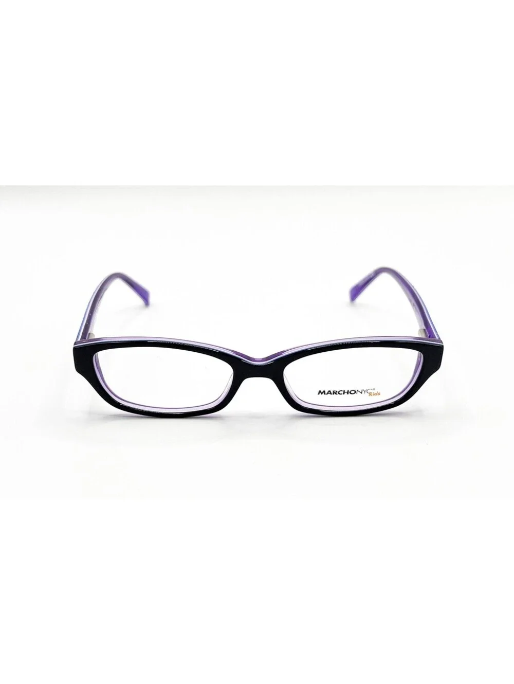 Marchon Nyc Ava 007 Black Iris Authentic Eyeglasses 45-15-125